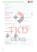 Datasheet technical specification slewing bearings